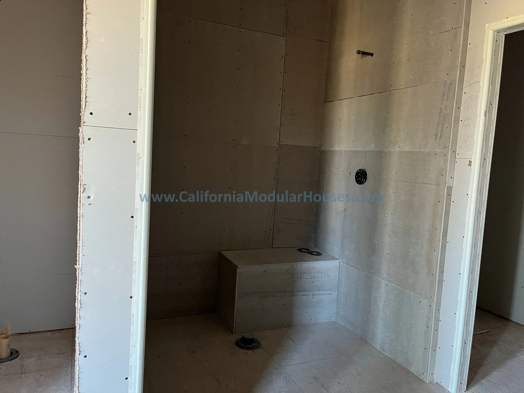 Factory Built Home progress picture for San Juan Bautista, CA.  California Modular.  Prefab modular.  Modular Home CA.  California Modular Houses, Inc.