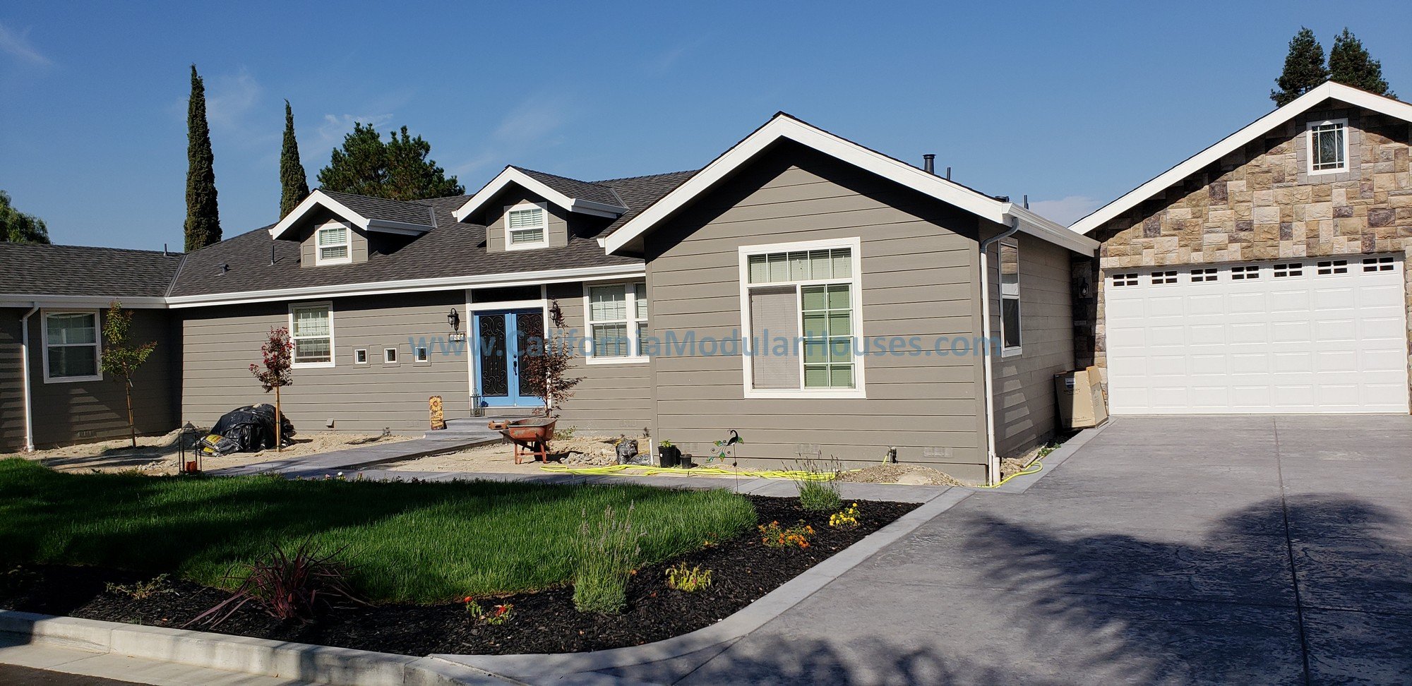  This home is an exclusive & original design of ours, it is the Hollywood Entertainer Extreme and was built in Concord.  The home features 4 bedrooms and 4.5 bathrooms.  Factory Built Housing.  