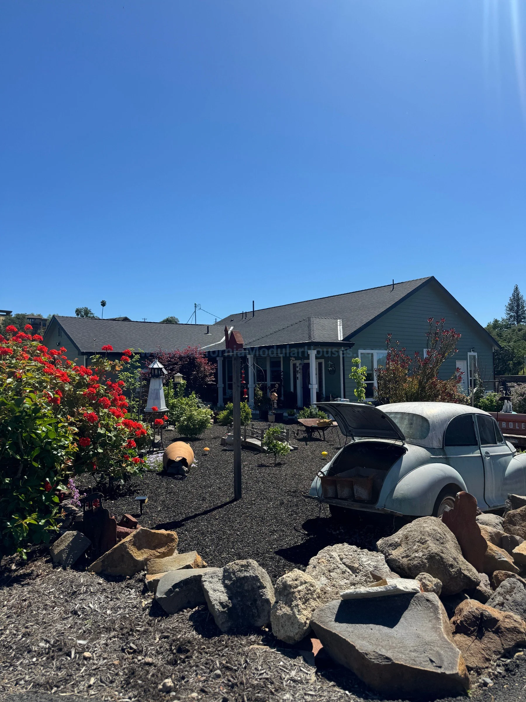 Santa Rosa, Sonoma County CA.  Prefab California, Modular Homes California, Modular Homes,   Ranch Style Modulars.  California Modular Houses, Inc.  