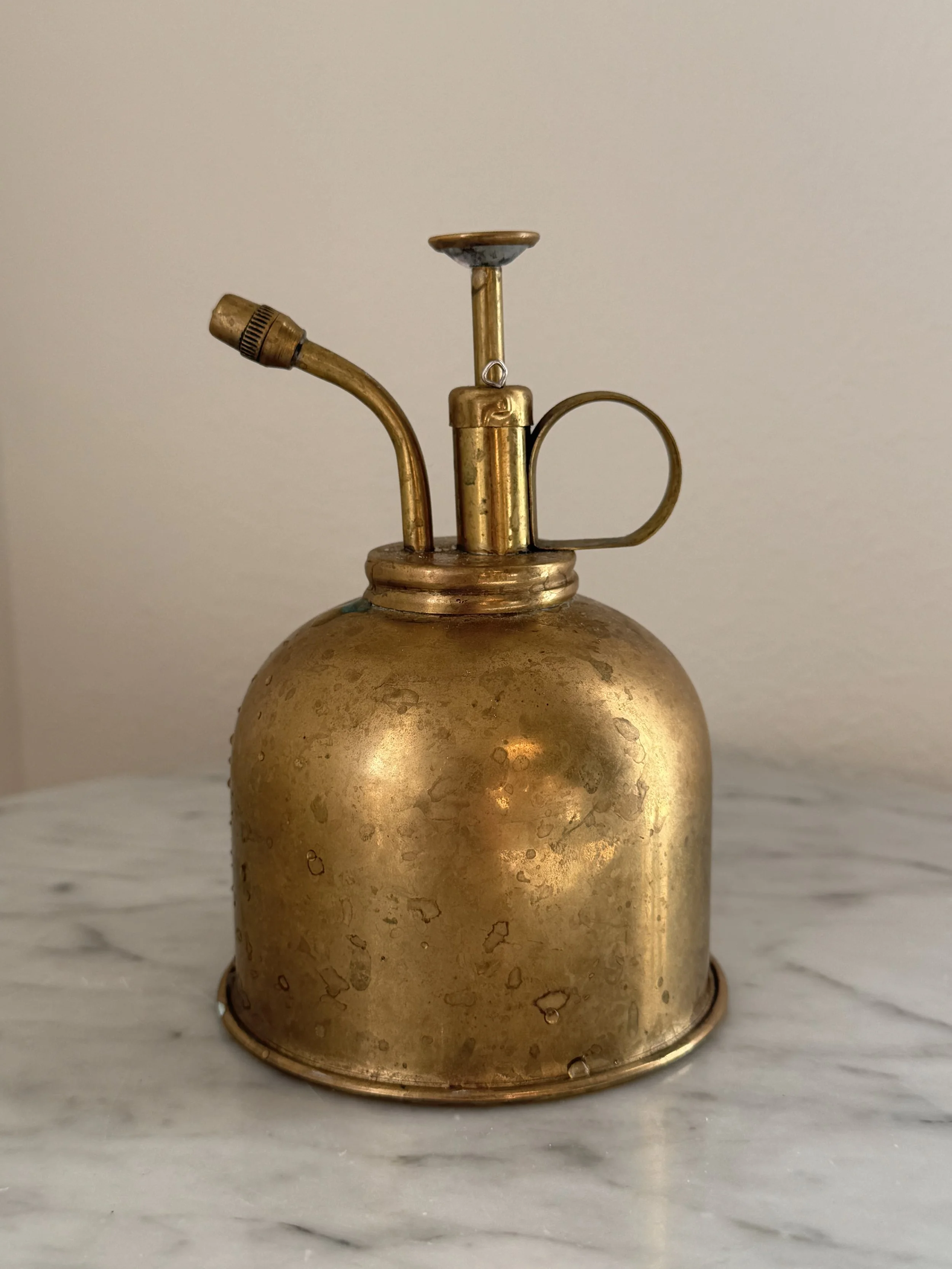 Vintage Brass Plant Mister with Pump Sprayer