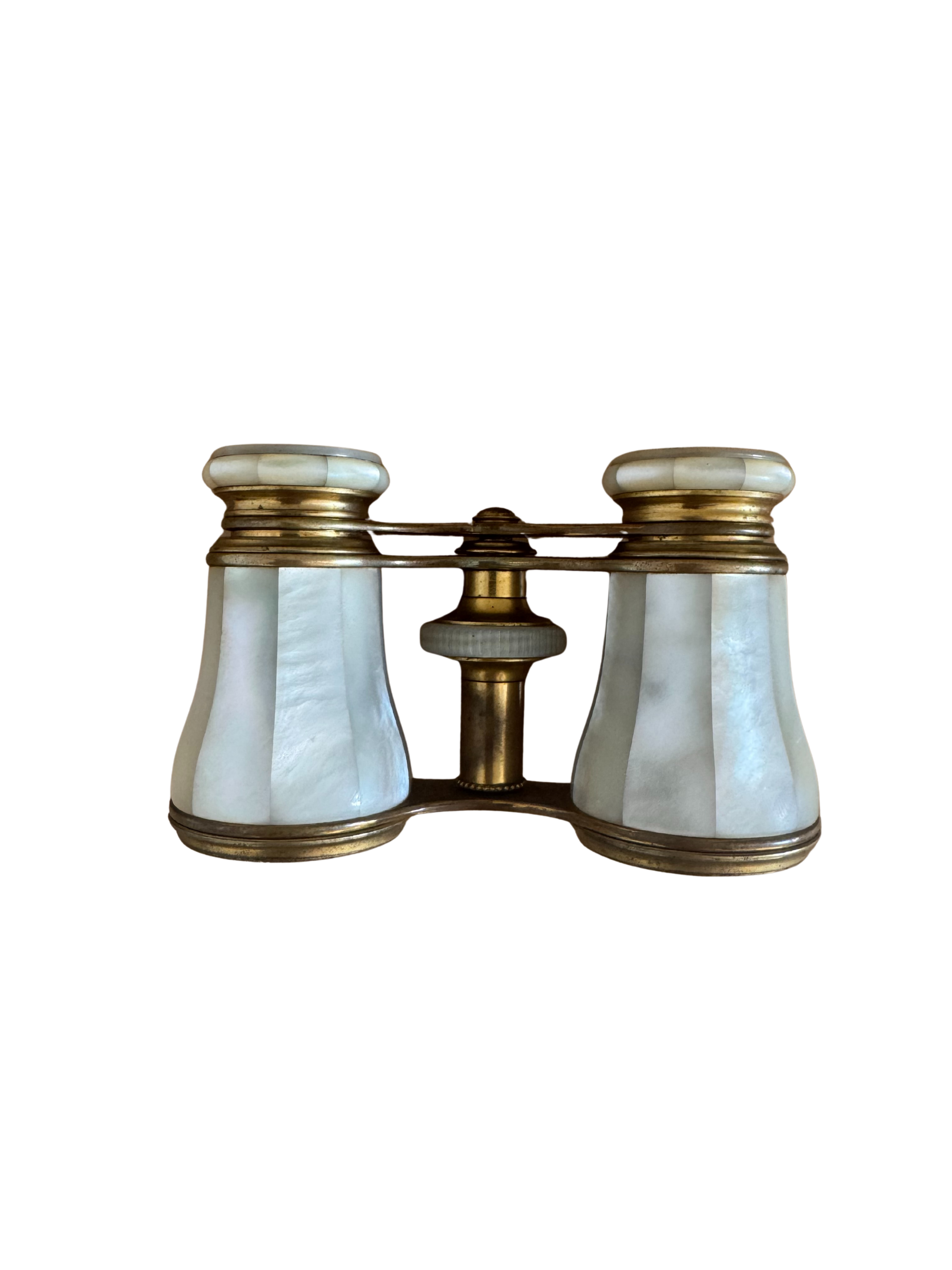 Mother-of-Pearl Opera Glasses by Lemaire (Paris) & King & Metzger (Lexington, KY)
