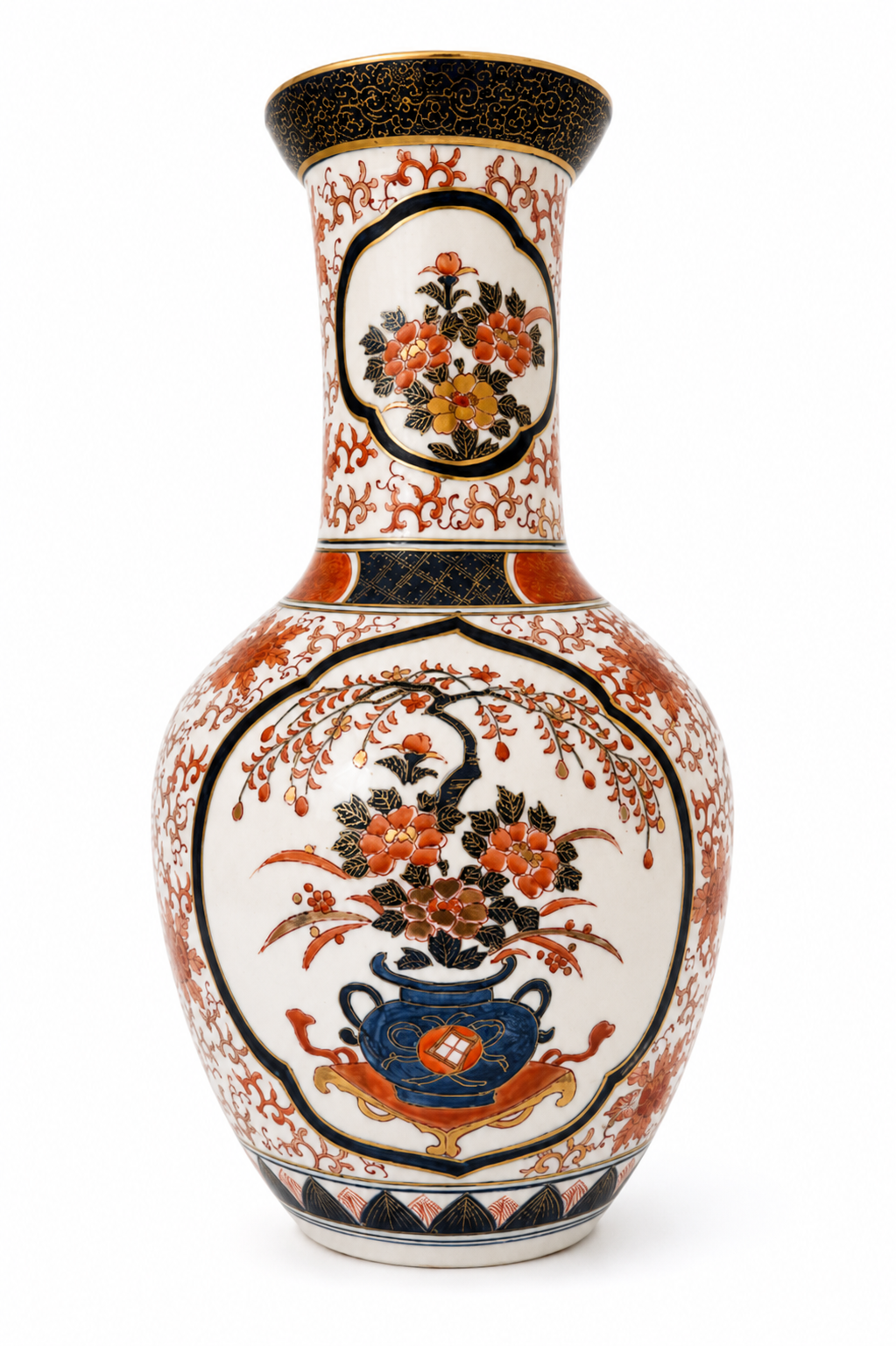 Antique Japanese Imari Porcelain Vase