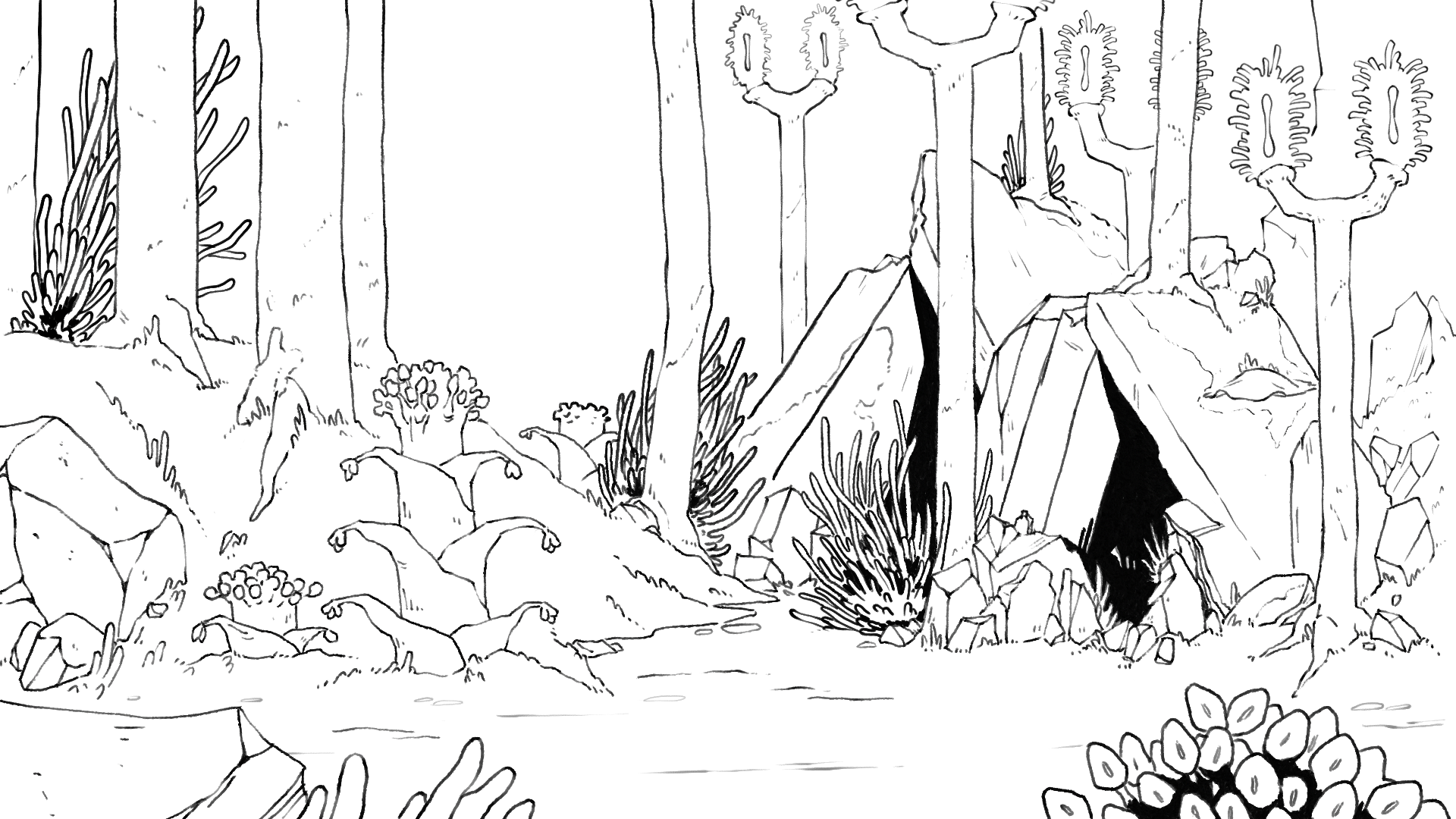 2025 'Scavengers Reign' Background Style Assignment