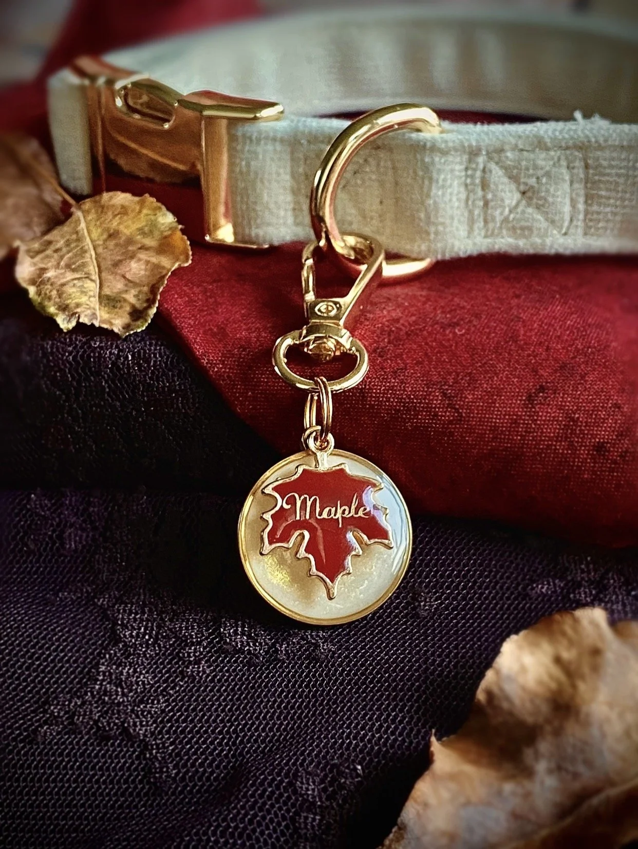Gilded Maple Tag