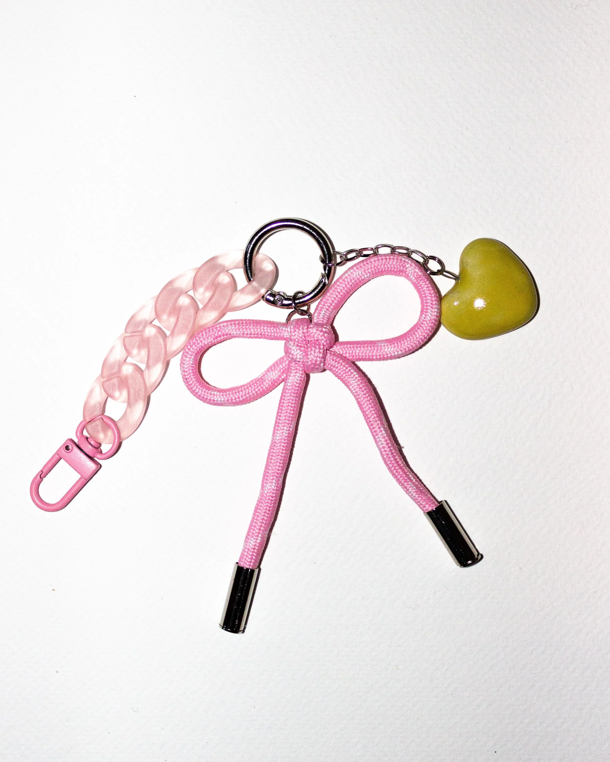 Bag Charm - Heart Butter Yellow