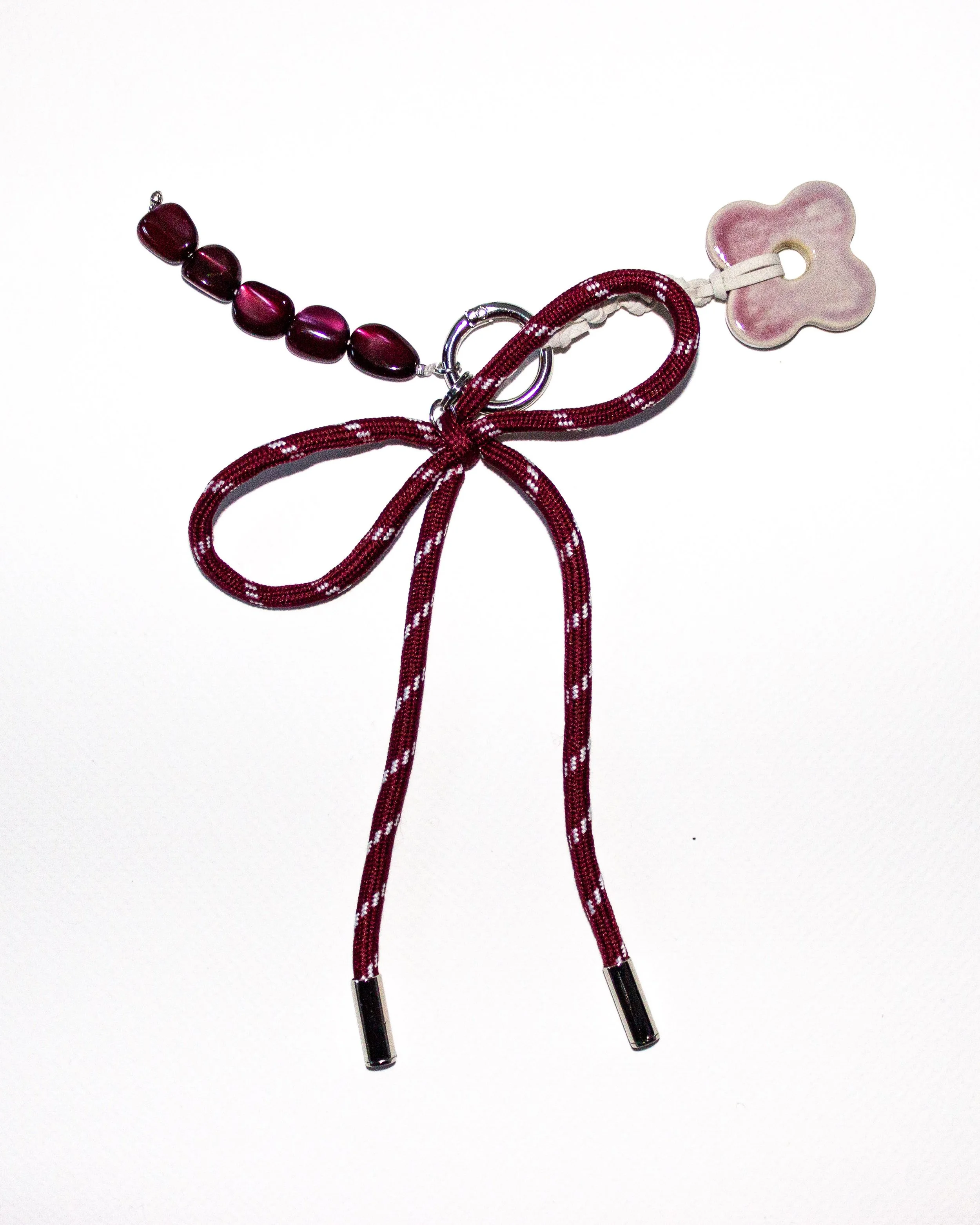 Bag Charm - Flower Pink