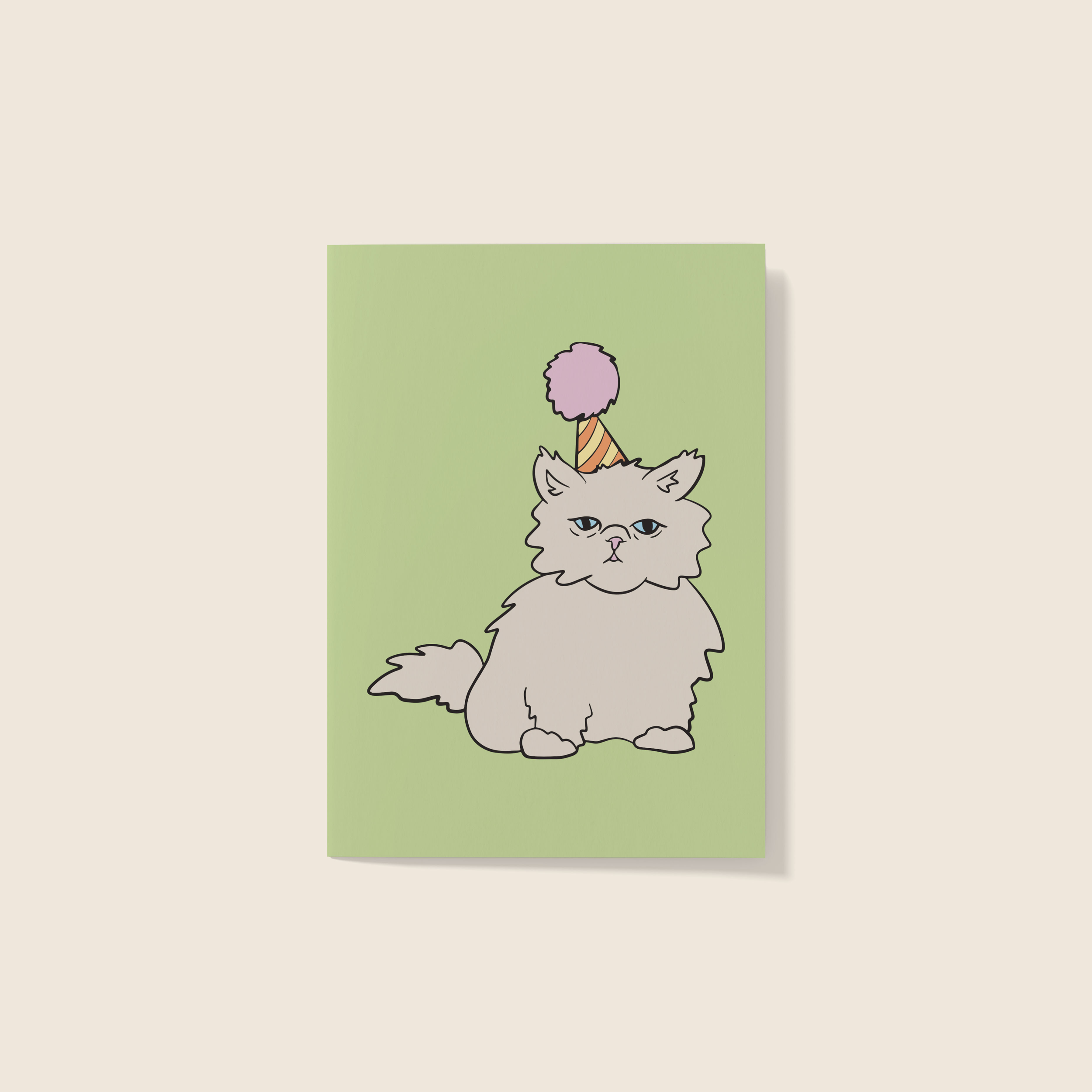 Birthday Cat Card