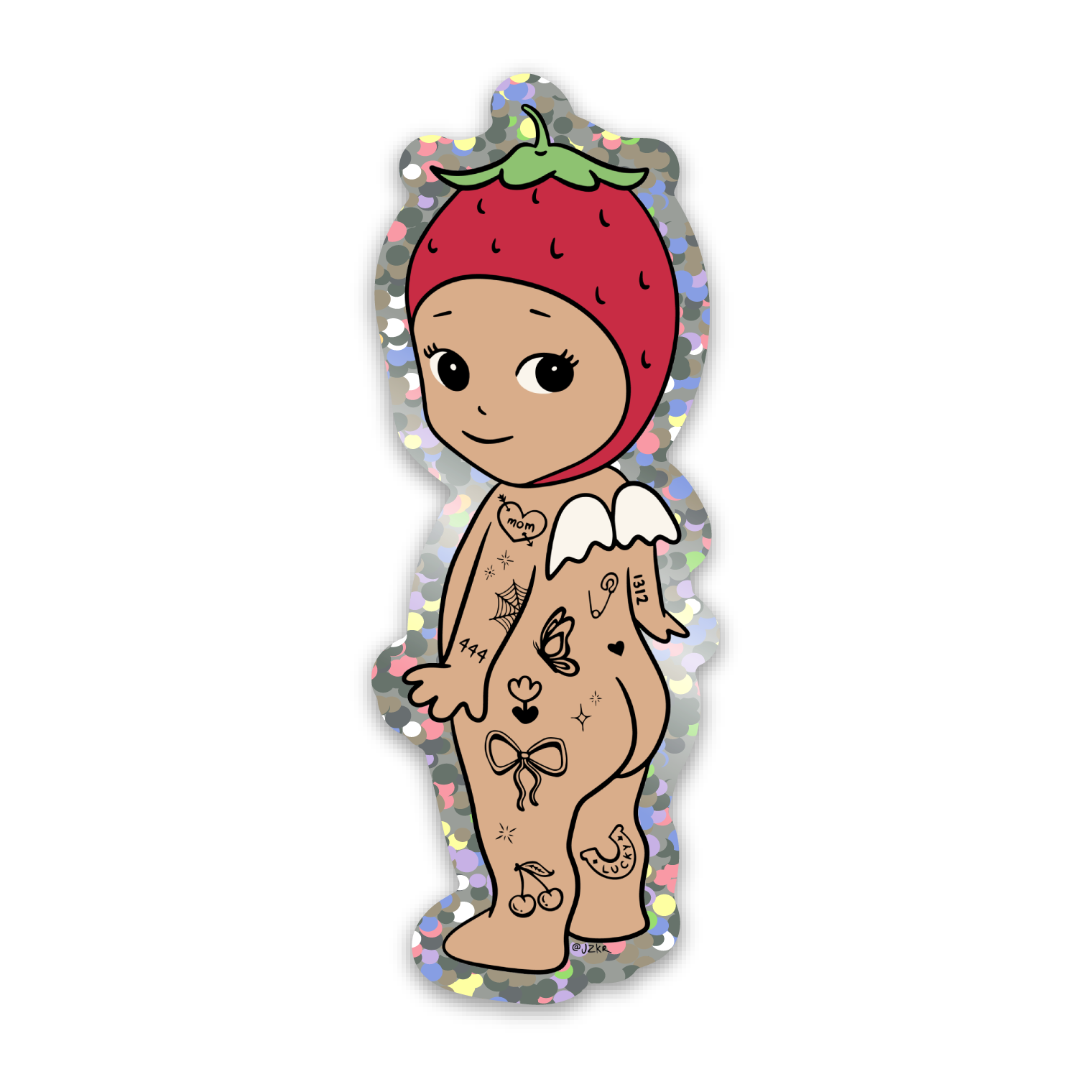 Strawbaby Sticker