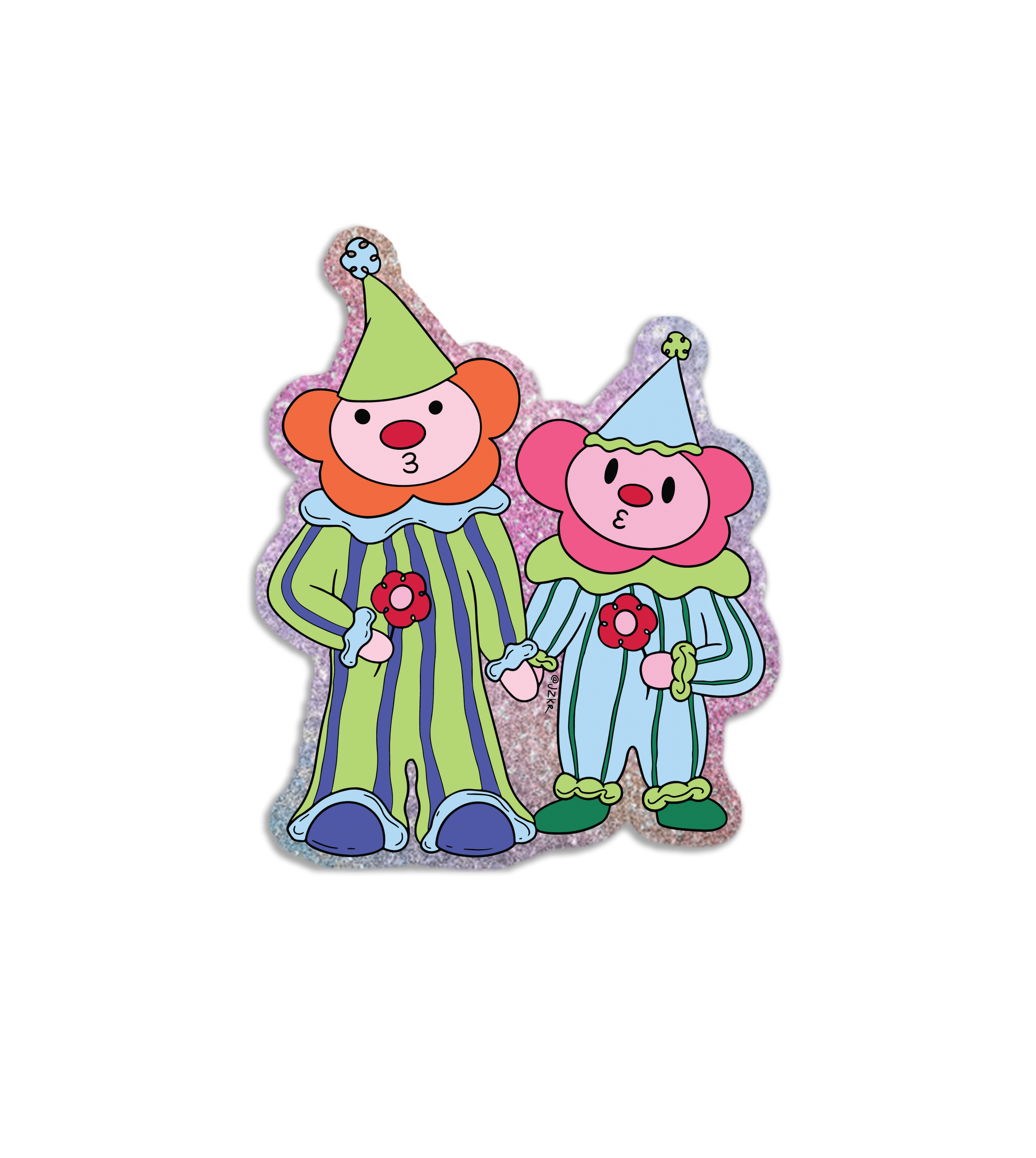 Tall Boi & Short King Sticker