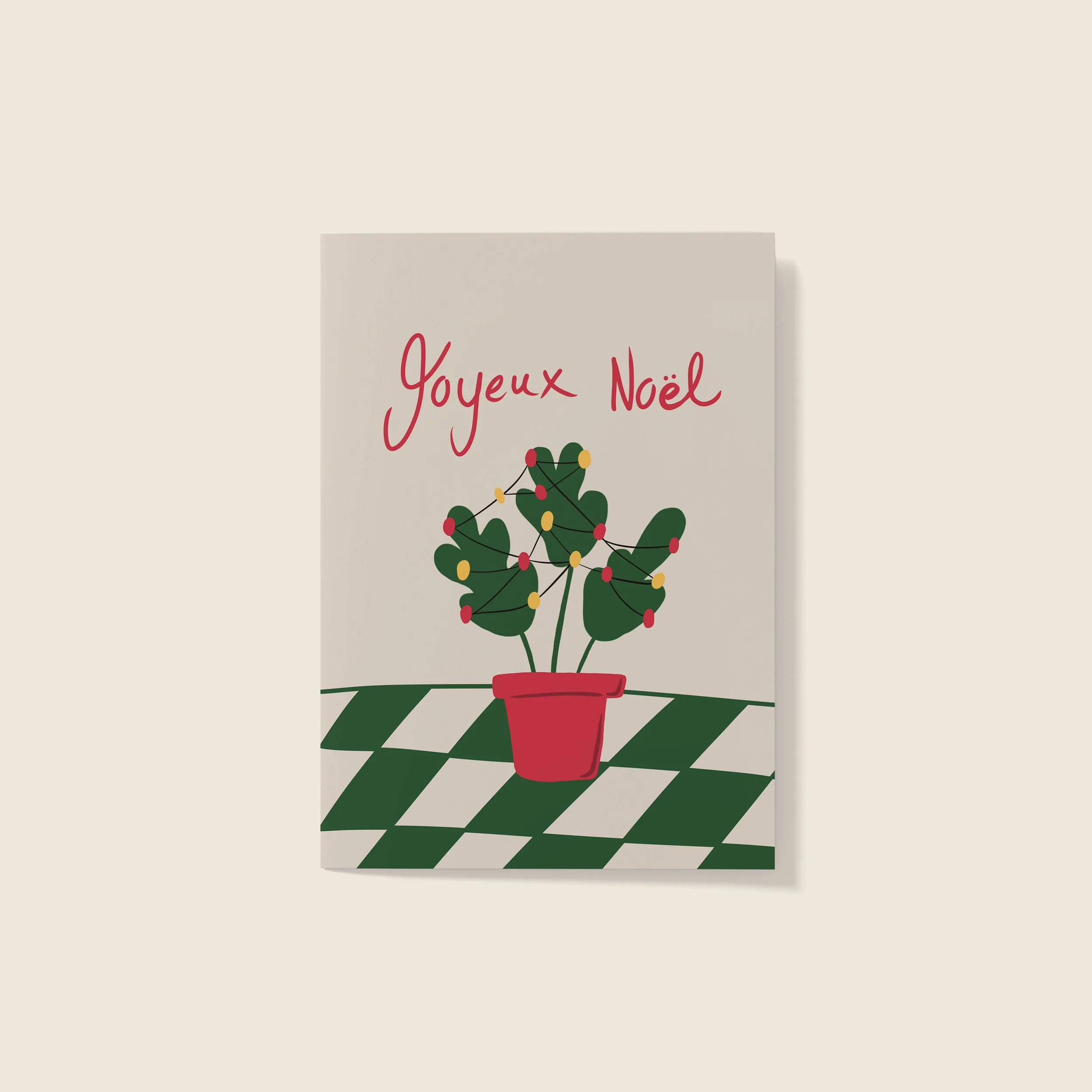 Joyeux Noël Cactus Card