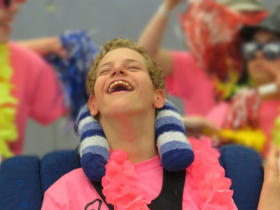 Matthew performing with his Color Guard in upstate New York
