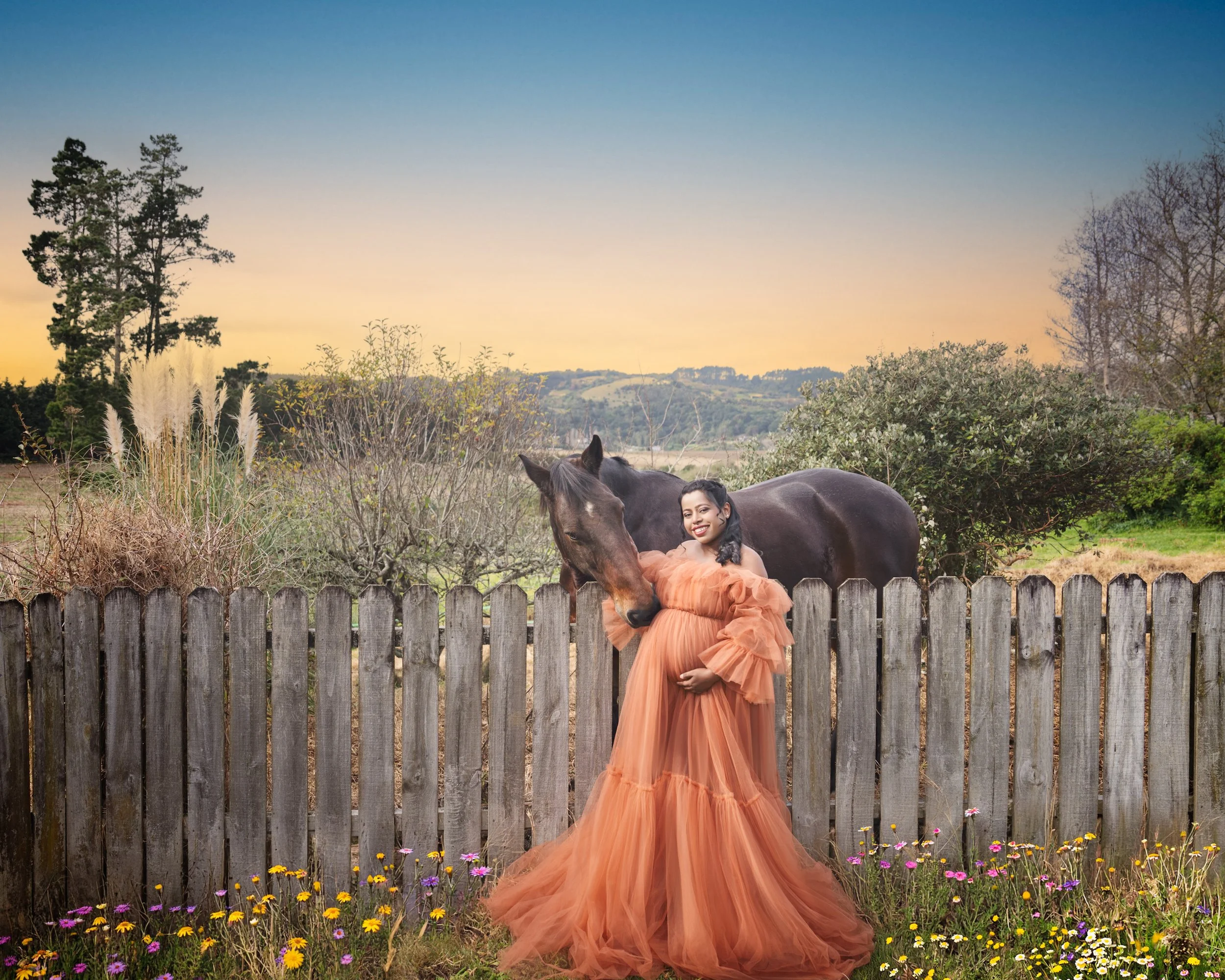 Outdoor maternity photography Auckland