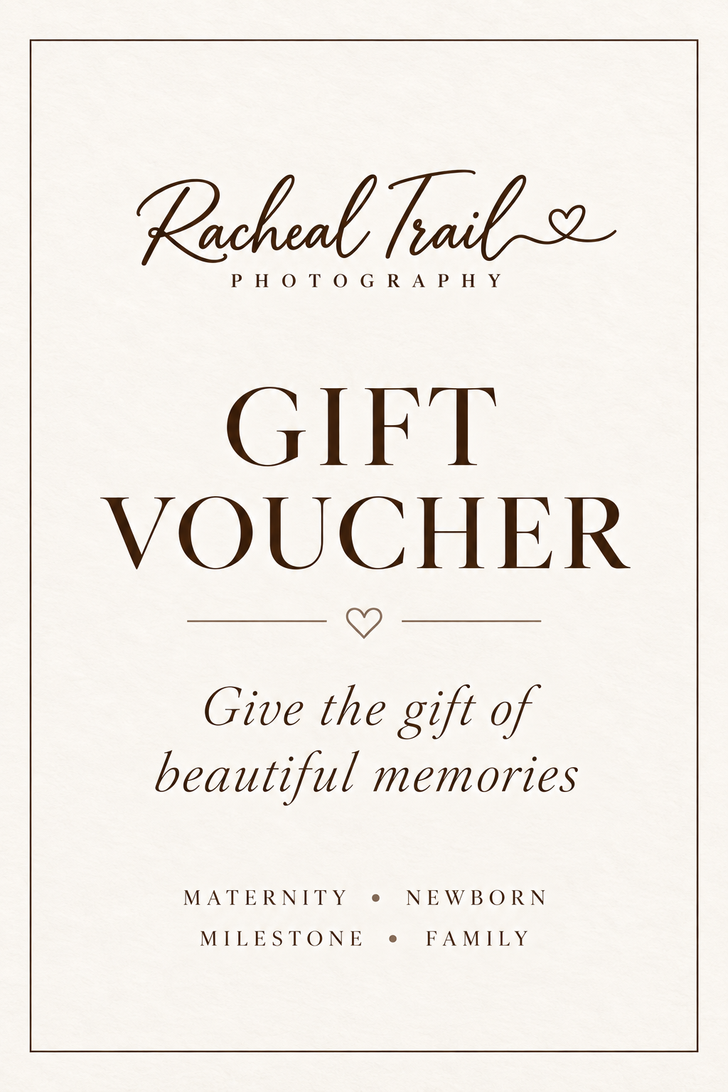 Photography Gift Voucher