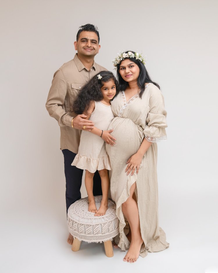 Studio maternity family photography Auckland