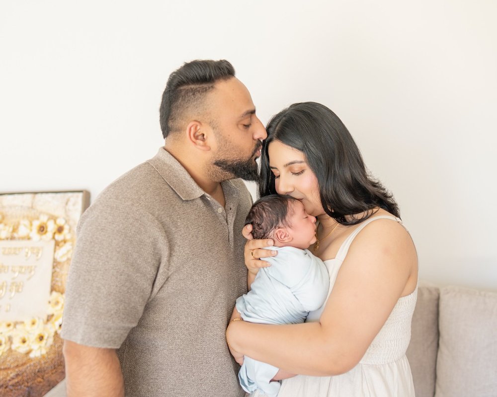 Lifestyle newborn family photography Auckland