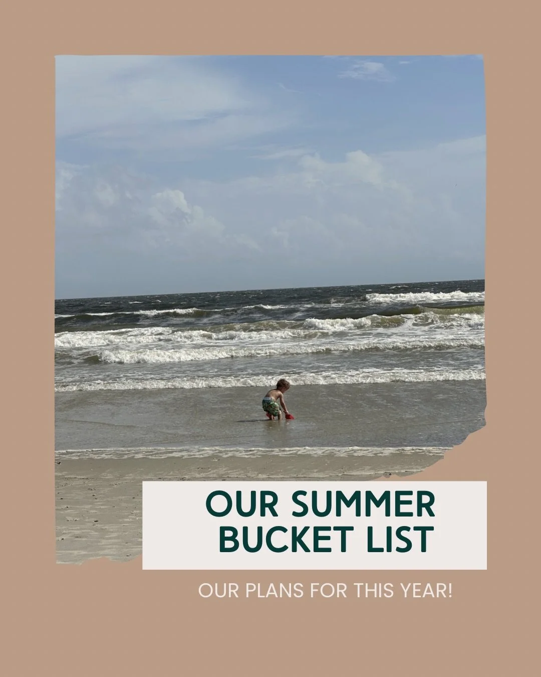 It&rsquo;s June 1 and in our house that means, constantly hearing, &ldquo;mom, how many days left of school?&rdquo; And eager chats about our summer plans. 

Here&rsquo;s our summer bucket list! It includes:
-zoos 🦒 
-aquariums 🐬 
-foodie adventure