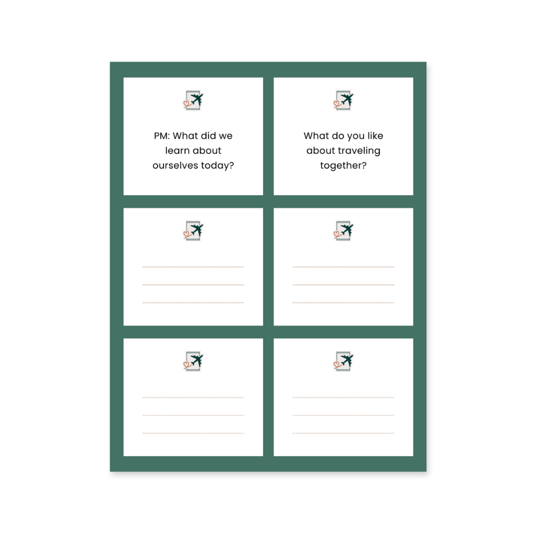 Conversation Cards: Travel Phase