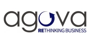 Agova logo with the tagline 'RETHINKING BUSINESS'