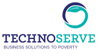 Technoserve logo with the text "Technoserve Business Solutions to Poverty"