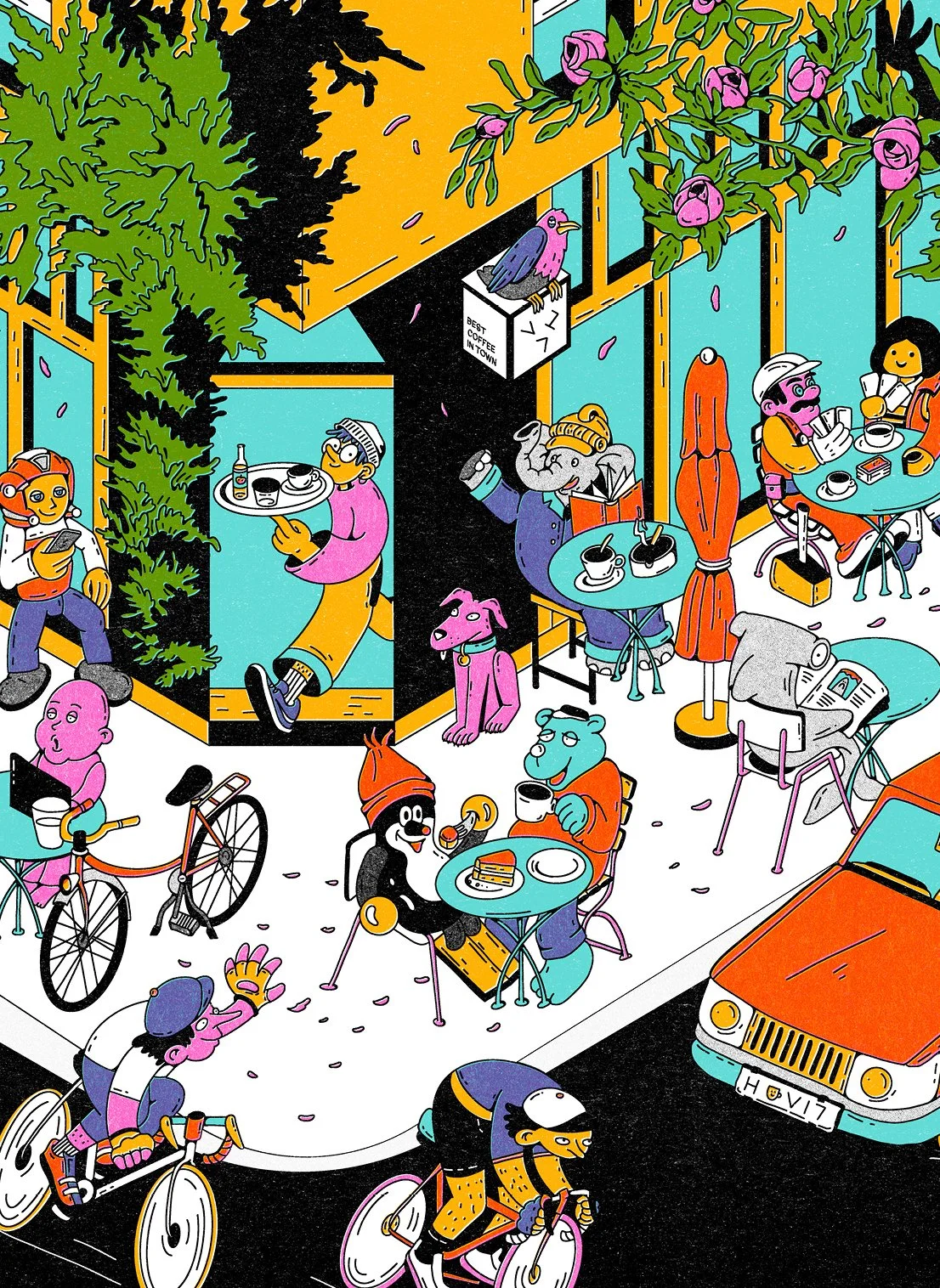 V17 CAFÉ · Illustration 
