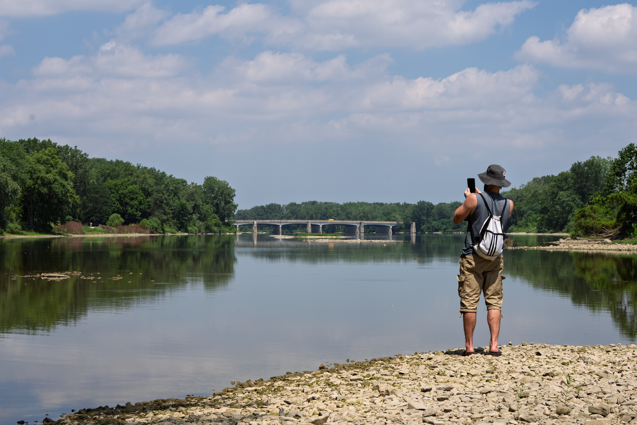 Jared Taking Picture of Maumee Bridge.png