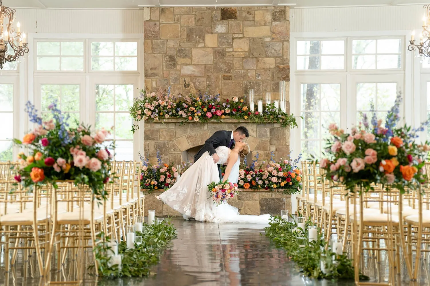 EKS Weddings | Taylor and Nate wedding | kissing at altar.jpg