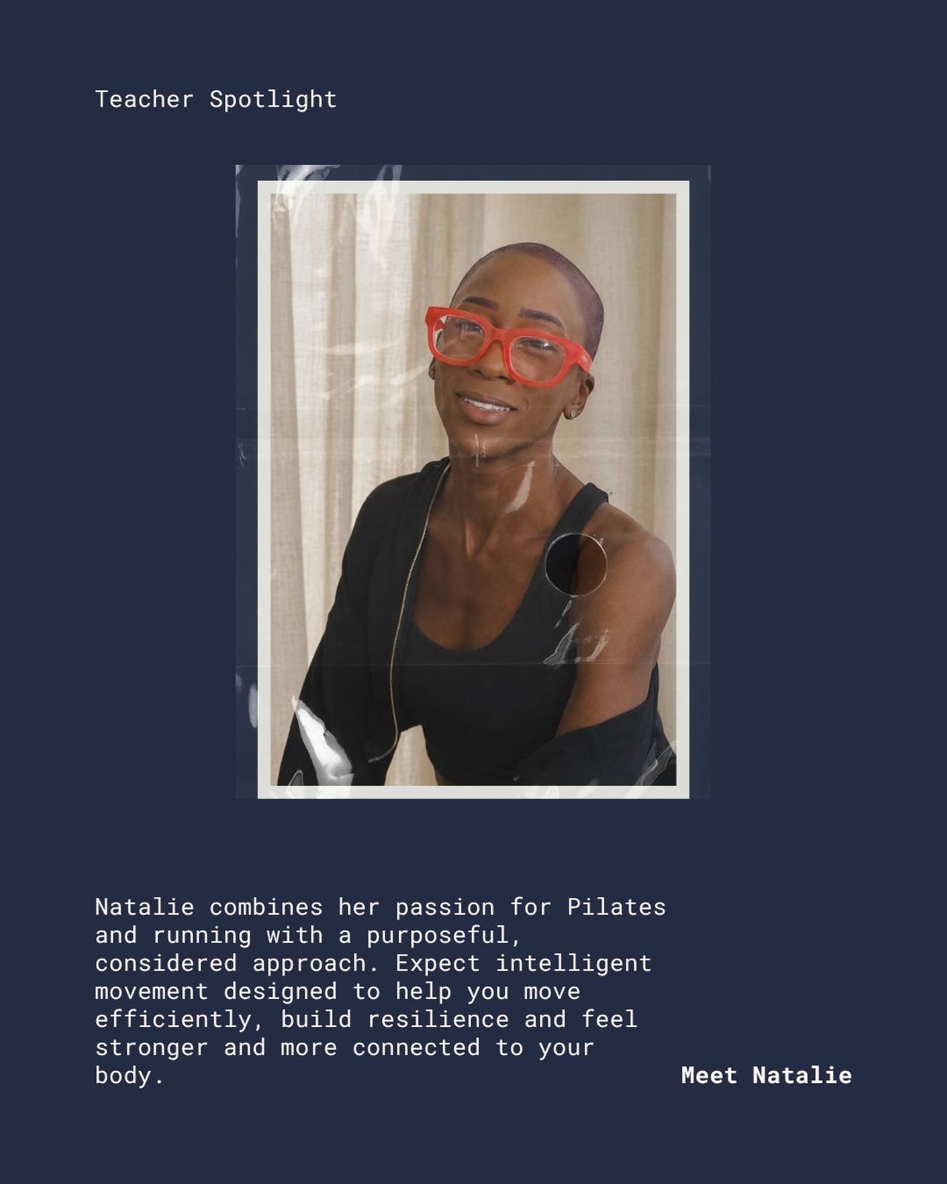 Teacher post Jodi

Natalie France is a BASI comprehensively trained Pilates instructor with a passion for purposeful movement. She believes in moving with purpose, cultivating a deeper awareness and connection to the body through the Pilates practice