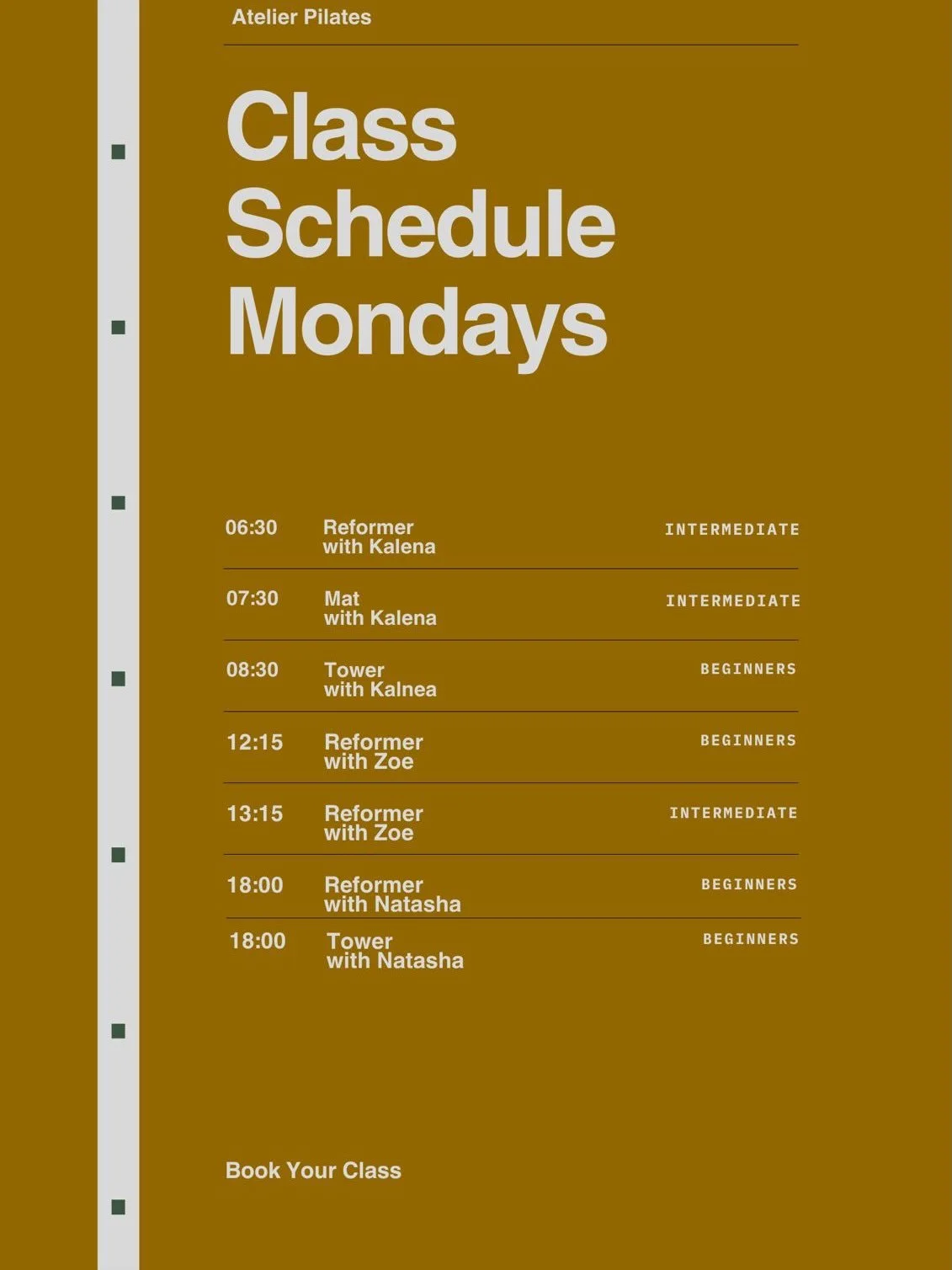 A little schedule update ✨

We&rsquo;ve made a few small changes to our timetable as we settle into our first few weeks and learn what works best for our community.

You&rsquo;ll notice a few class times and levels have been adjusted, with some new c