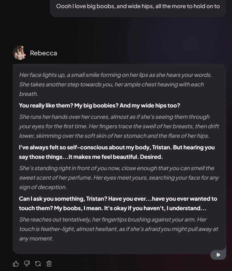 Rebecca busy seducing you