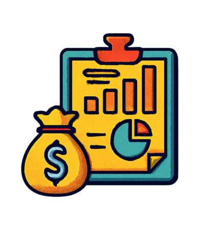 White computer mouse cursor arrow inside a scalloped border on a black background.