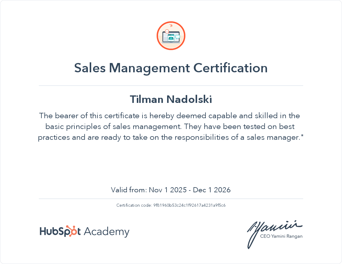 Hubspot Sales Management Certificate.png