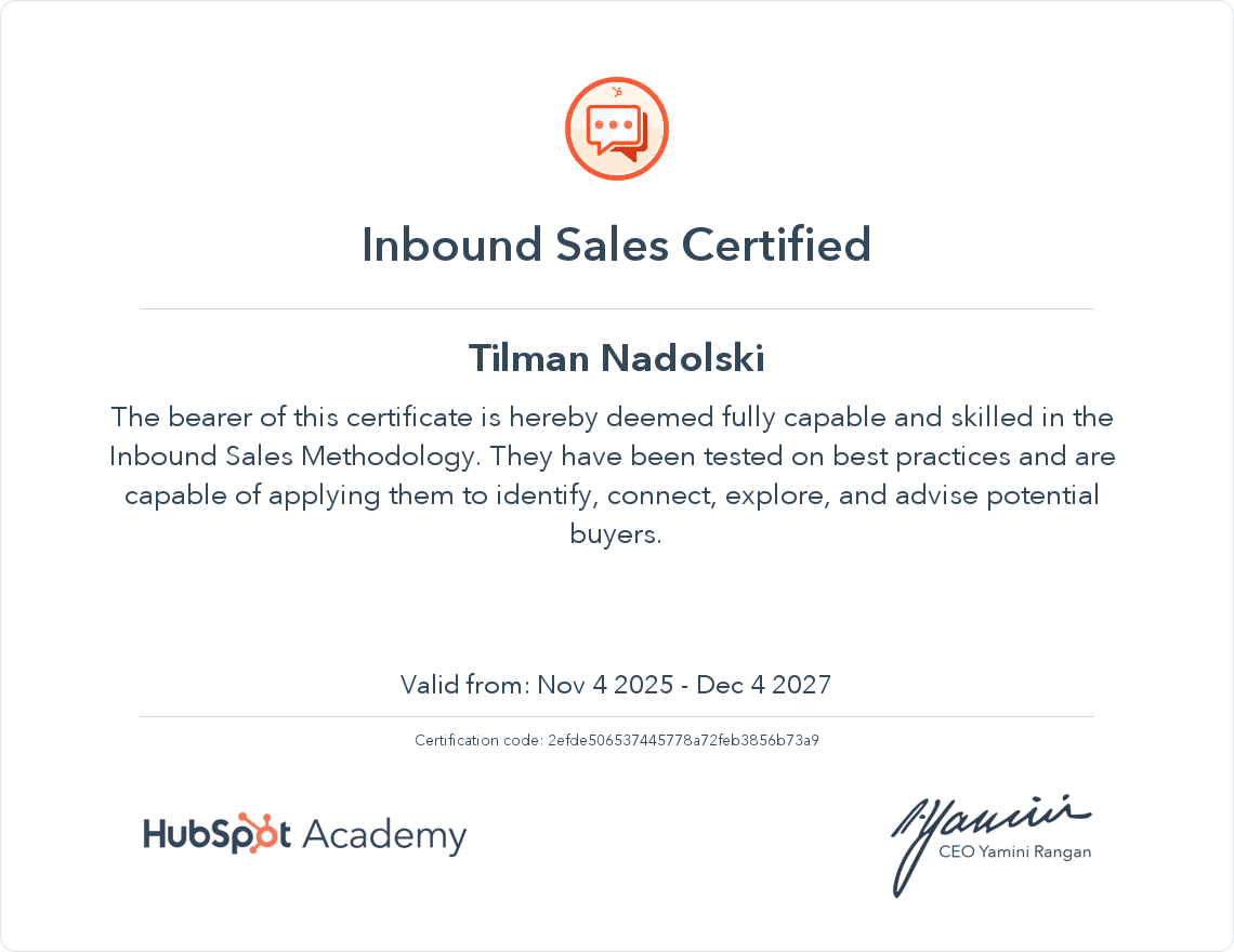 Hubspot Inbound Sales Certificate.png