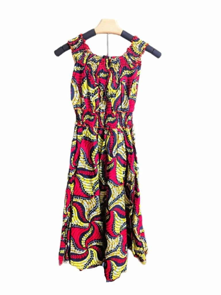 Red and Yellow Dress