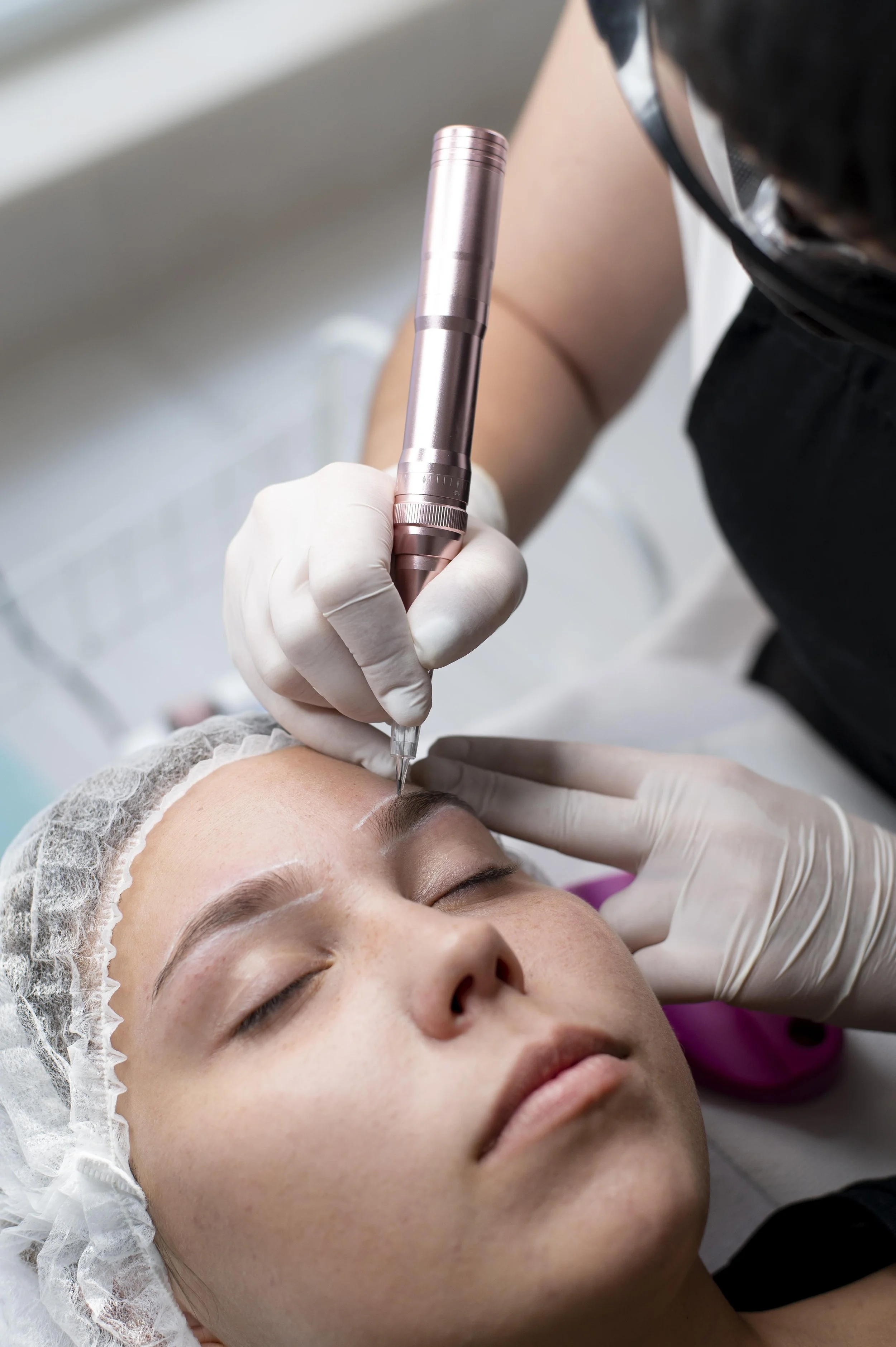 Expert semi-permanent machine eyebrow services available at Namis Beauty, Bradley Stoke, Bristol