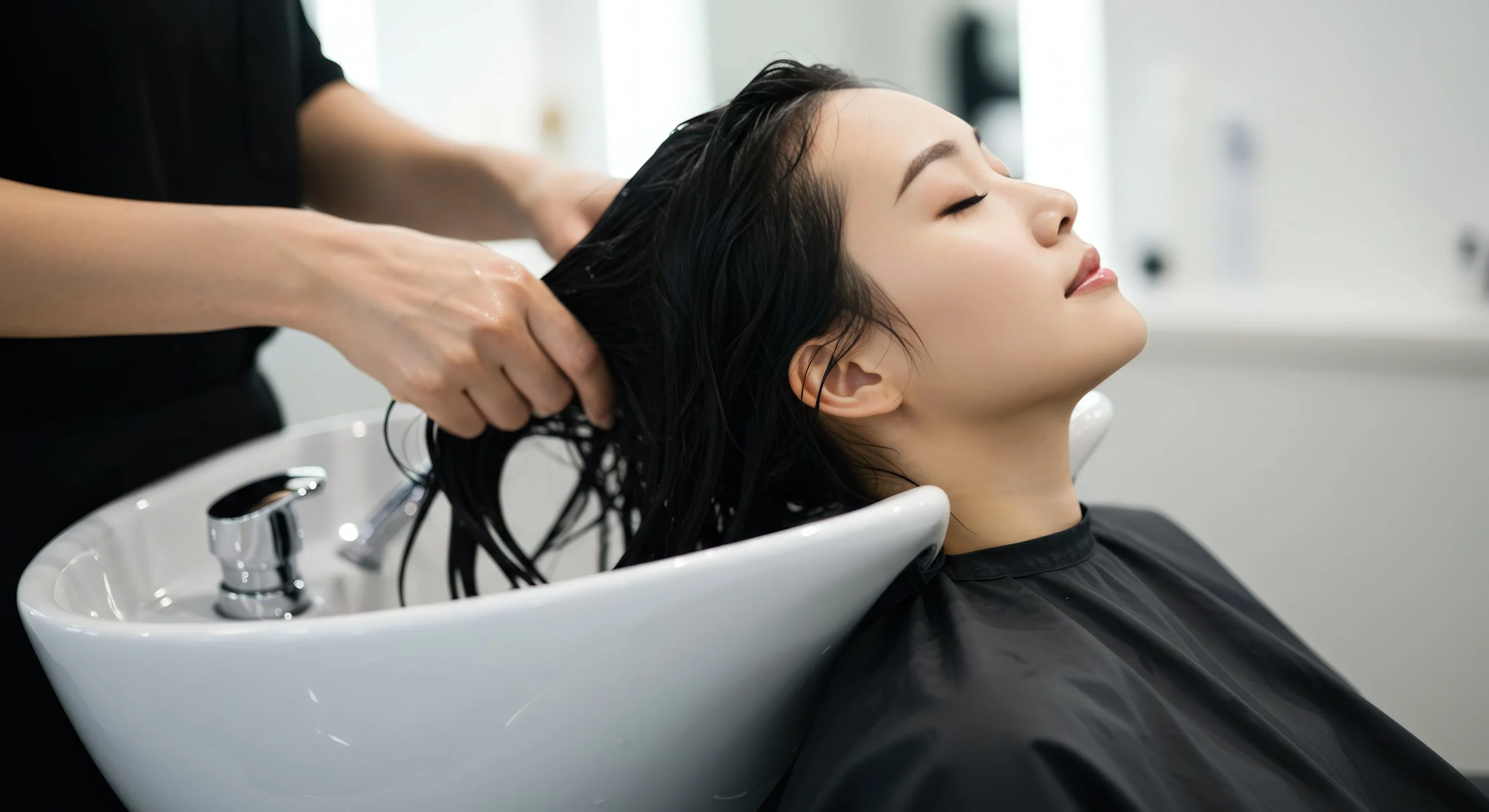 Professional hair treatments including hair spa and keratin treatments at Namis Beauty, Bradley Stoke, Bristol