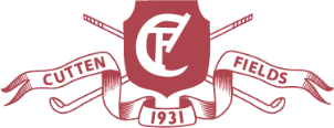 Logo with a stylized letter 'G' in a circle, surrounded by a ribbon banner that reads 'Guten Fields'.