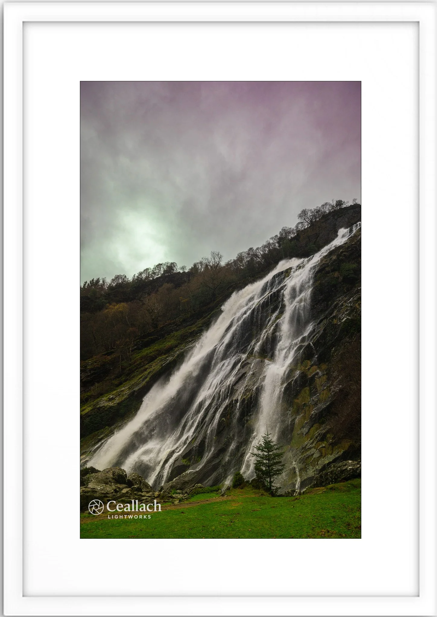 Powerscourt Waterfall in Full Flow