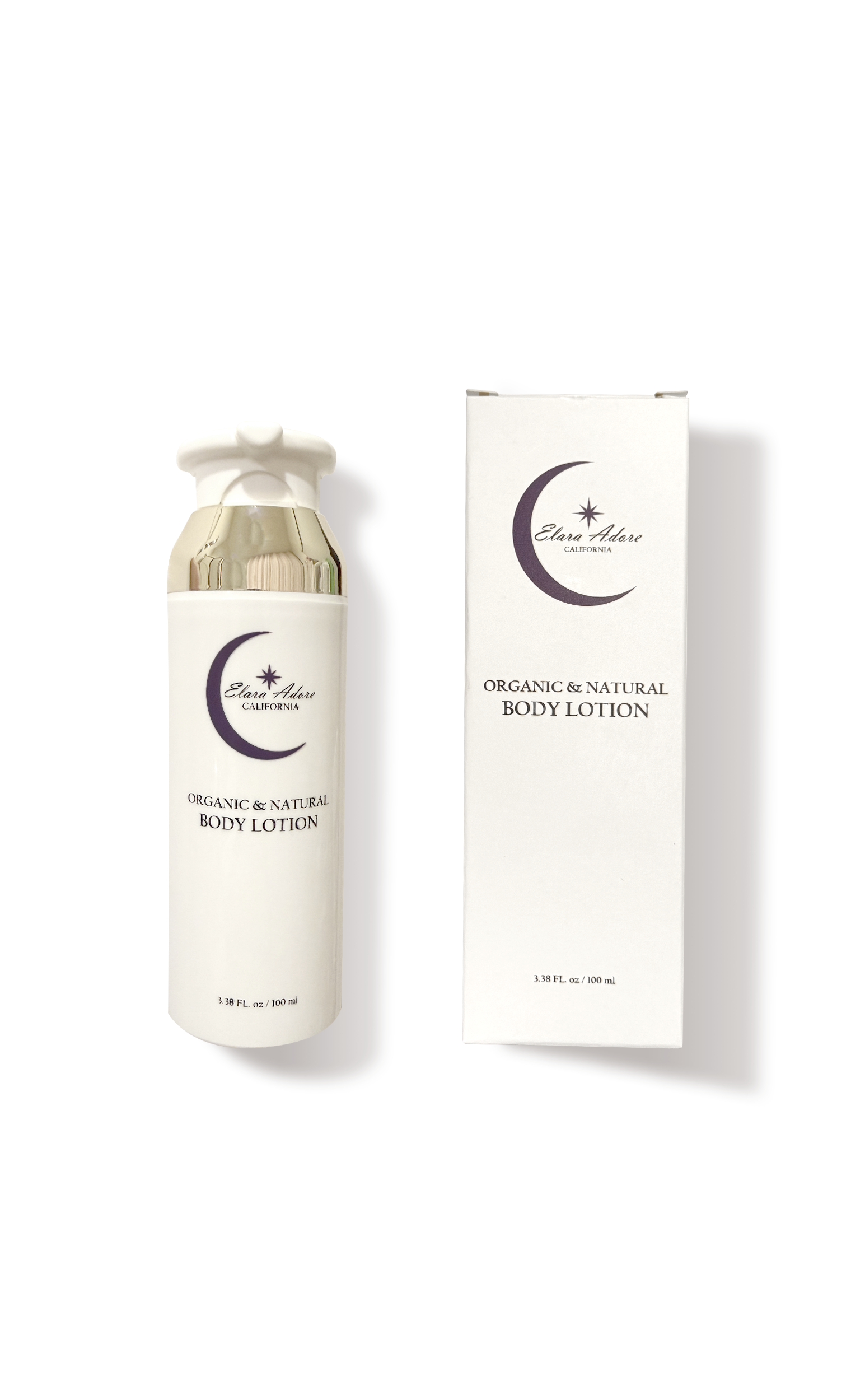 Organic & Natural body lotion 3.38 FL. oz / 100 ml