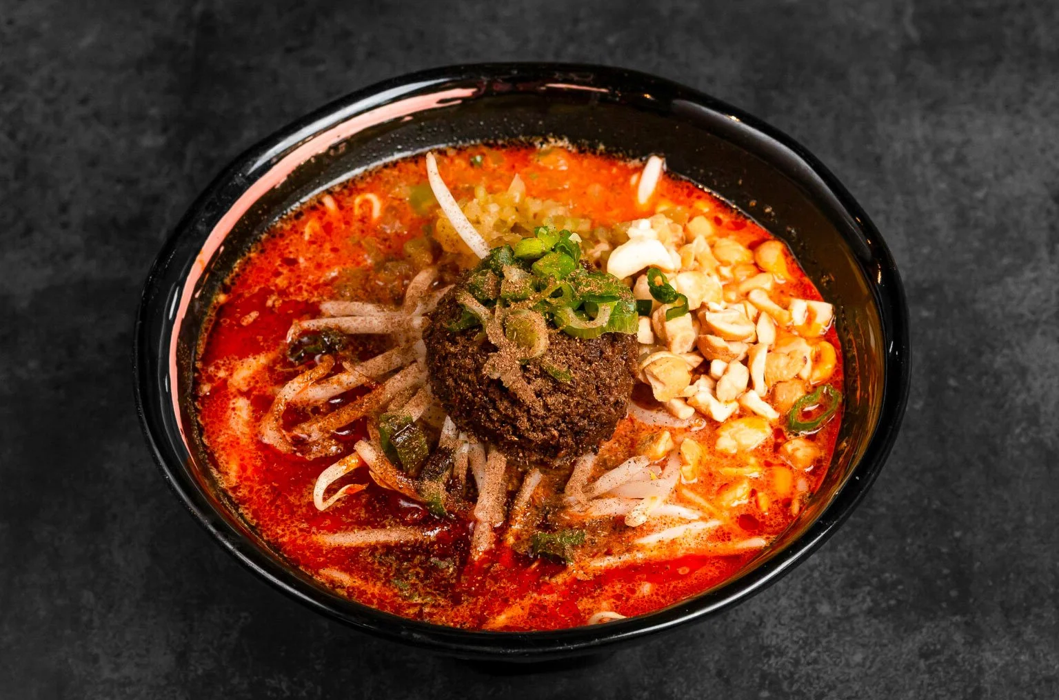 Gentle spice and umami depth - a perfect expression of how Japan turns bold foreign flavors into refined comfort. Choose your Spice/Numbness Level from 0 to 6, with soup or without soup.