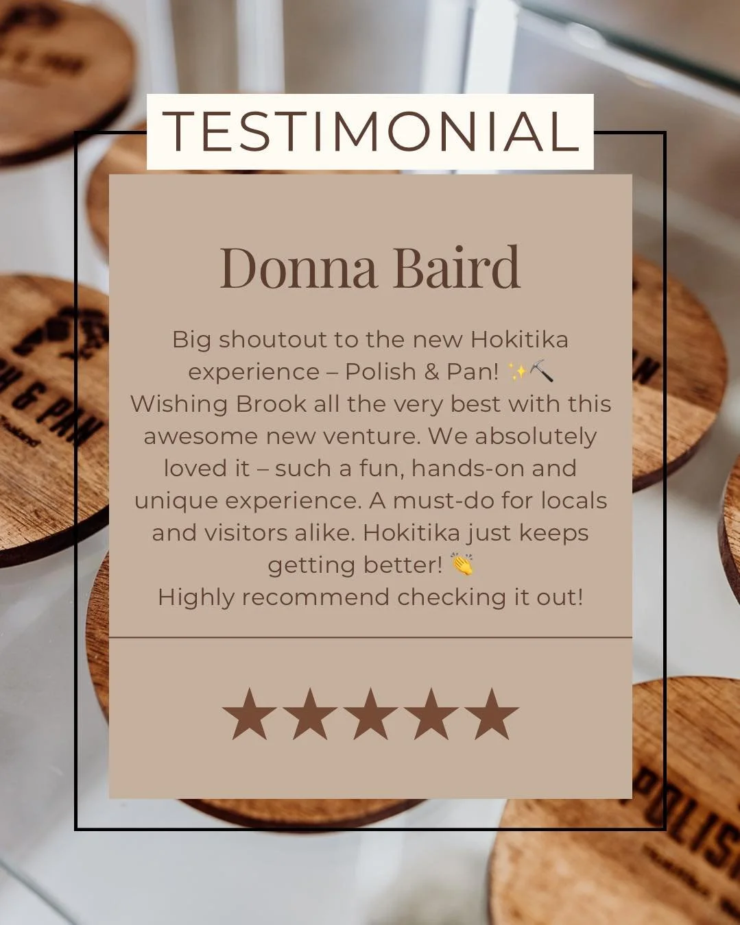 We put a lot of care into the environment we want create and what our customers experience, so reading these never gets old.

Thank you for trusting us with your time! 

💛 Polish &amp; Pan team