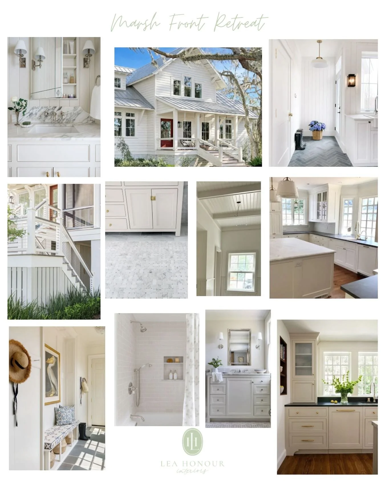 lots of pinning for our #marshfrontretreat project 📌❣️ the creative juices are flowing &amp; we can&rsquo;t wait to share more in a few weeks once we present to our clients! Get ready for lots of polished nickel, neutral tones, marble &amp; classic 