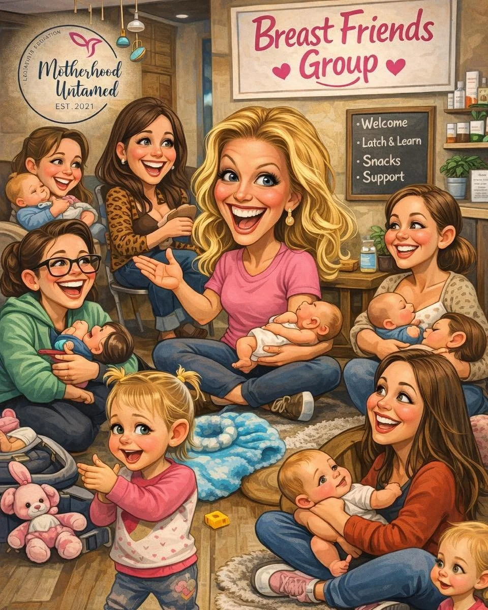 ✨ Support Group Update ✨

We will only be meeting ONCE in March on March 5th, and then we will be back to our regular rhythm in April 🫶

Need support, a latch check, or encouragement?
We have you covered, friend. 💕💃🔥

Angela will be hosting this 