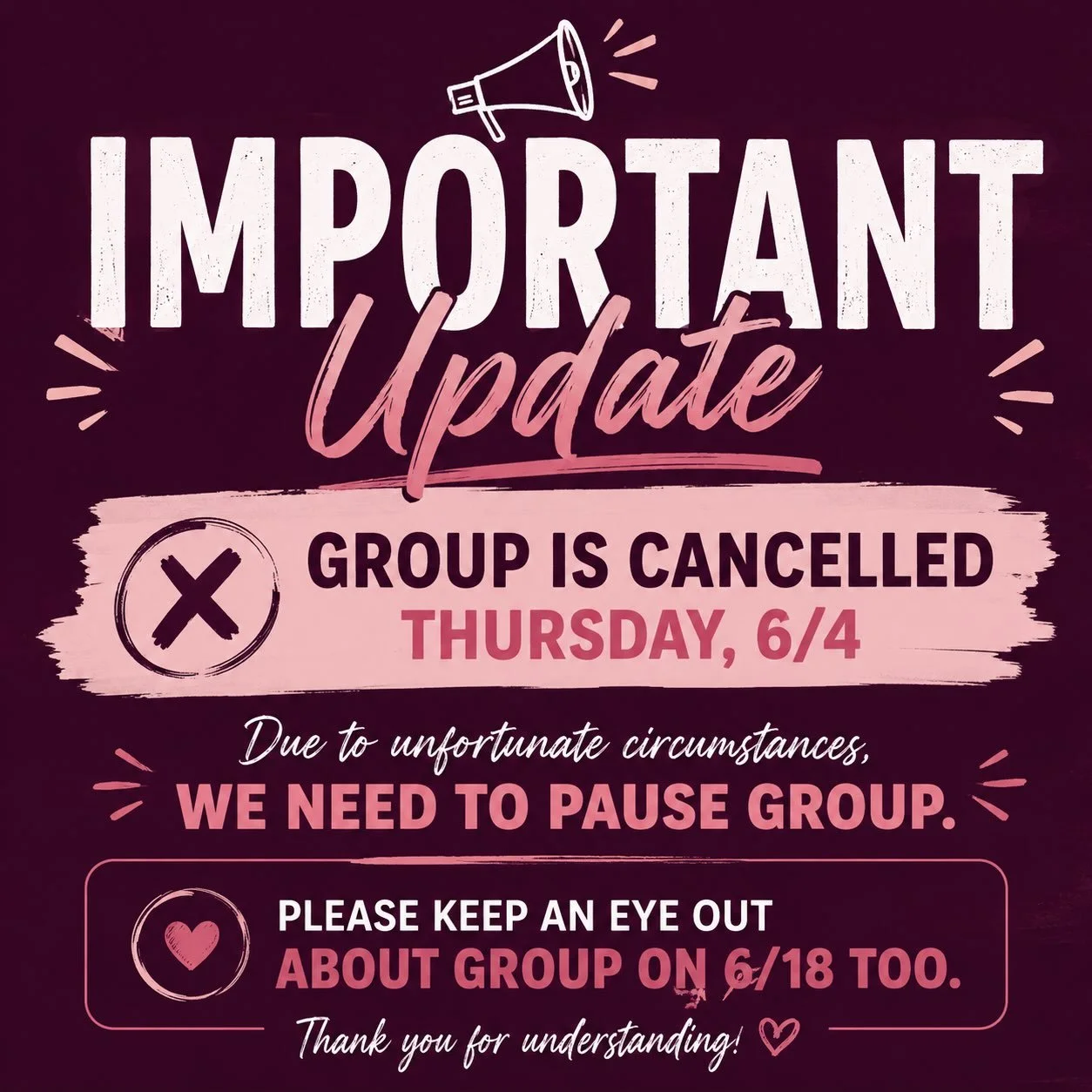 Angela here. I&rsquo;m so sorry to do this, community.  But I need a minute and the only space available for me to take care of me is when I usually spend the morning taking care of YOU. 

Today the lactation community has  been informed that a very 