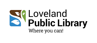 Logo of Loveland Public Library with the slogan 'Where you can!'