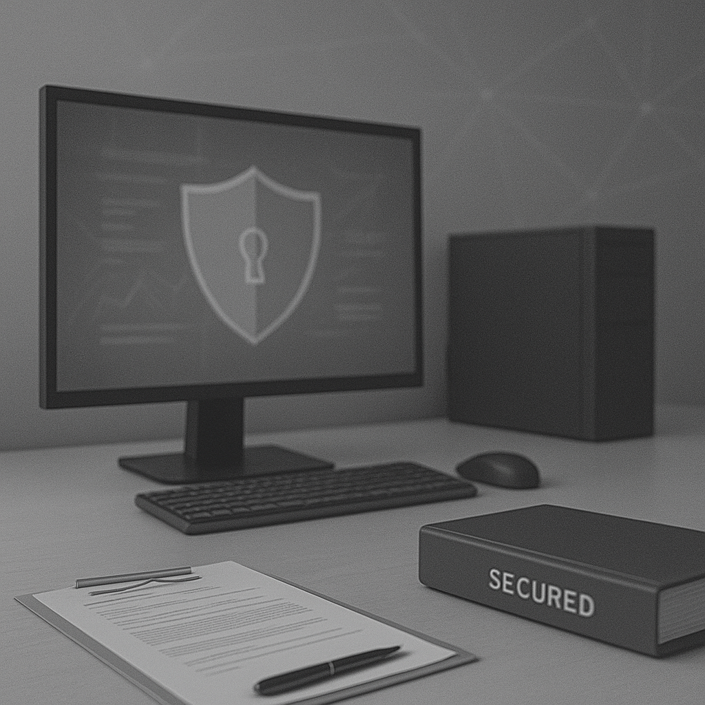 Professional IT workspace representing Savvy’s security-first managed IT and cybersecurity approach