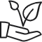 An icon representing three people with circles for heads and rounded shapes for bodies.