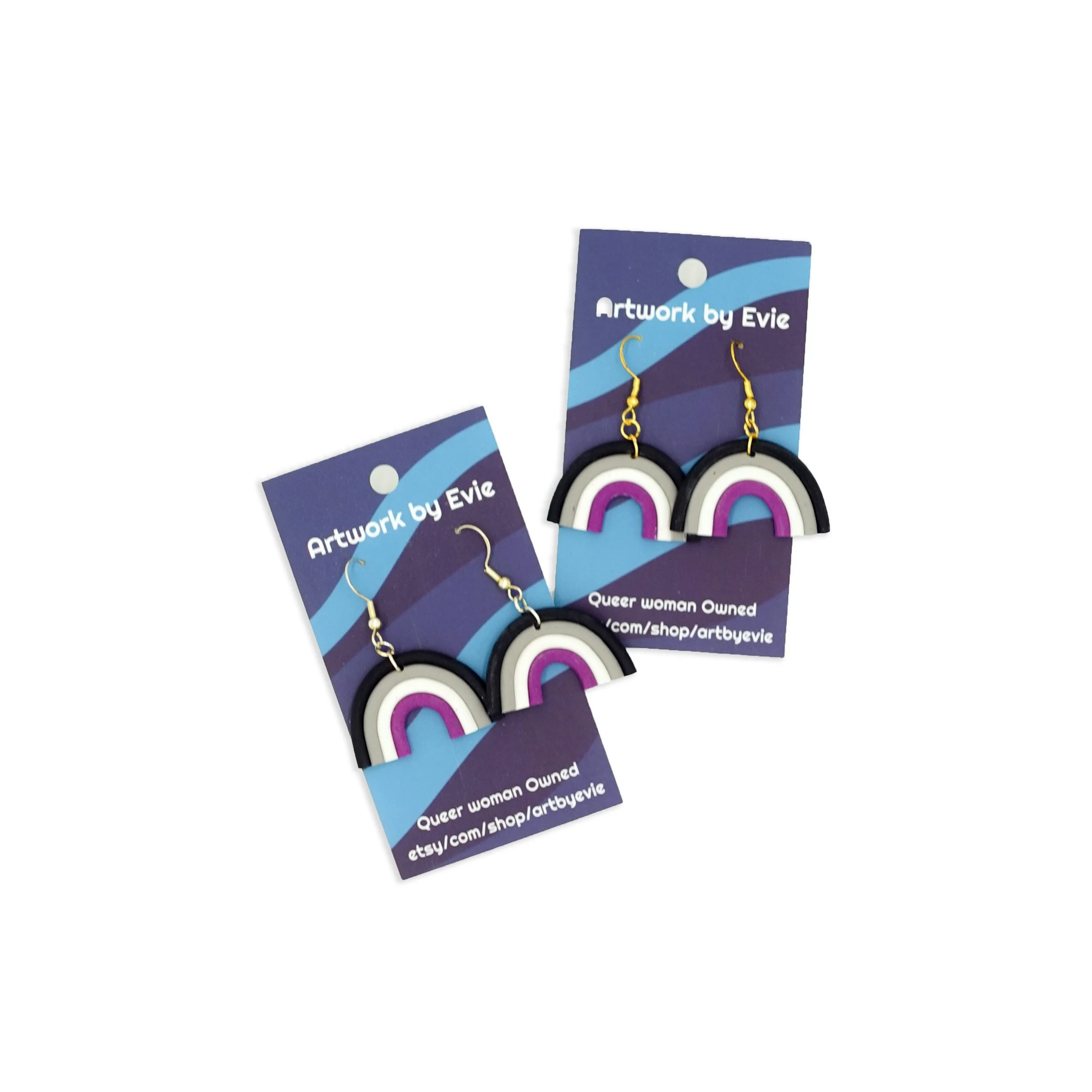 handemade polymer clay asexual rainbows cards large.jpg