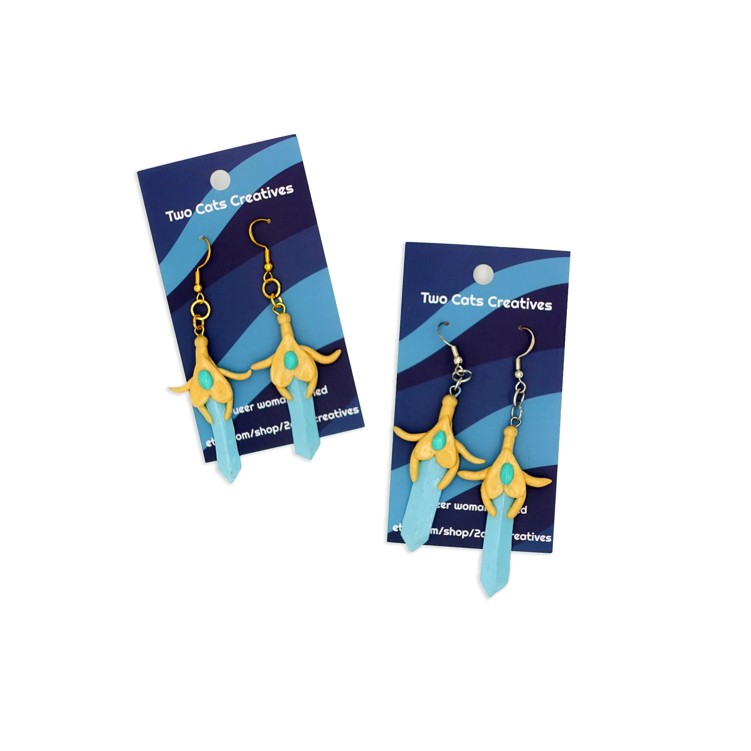 handemade polymer clay she ra sword earrings- cards.jpg