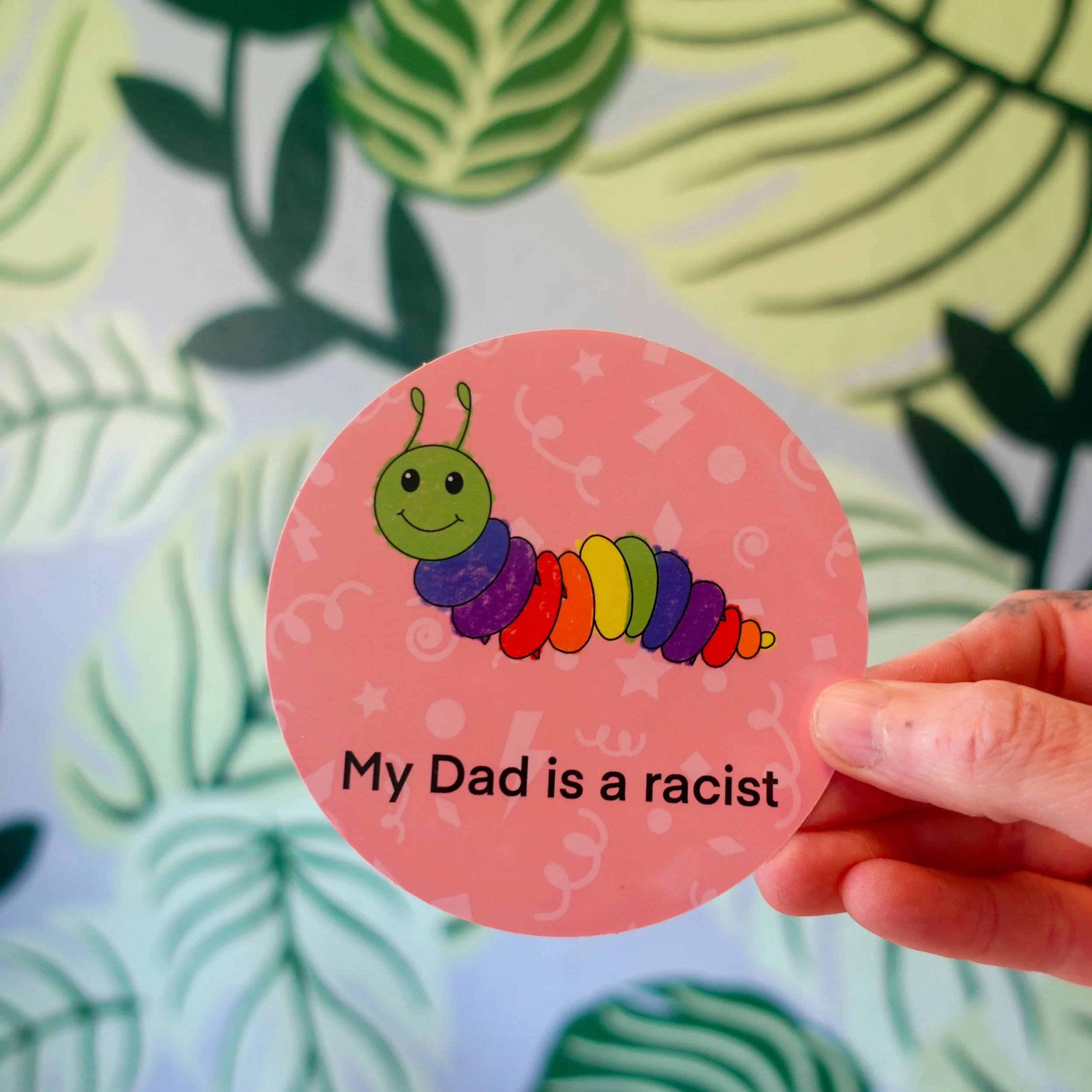 funny-sticker-caterpillar-racist-dad-2.jpg