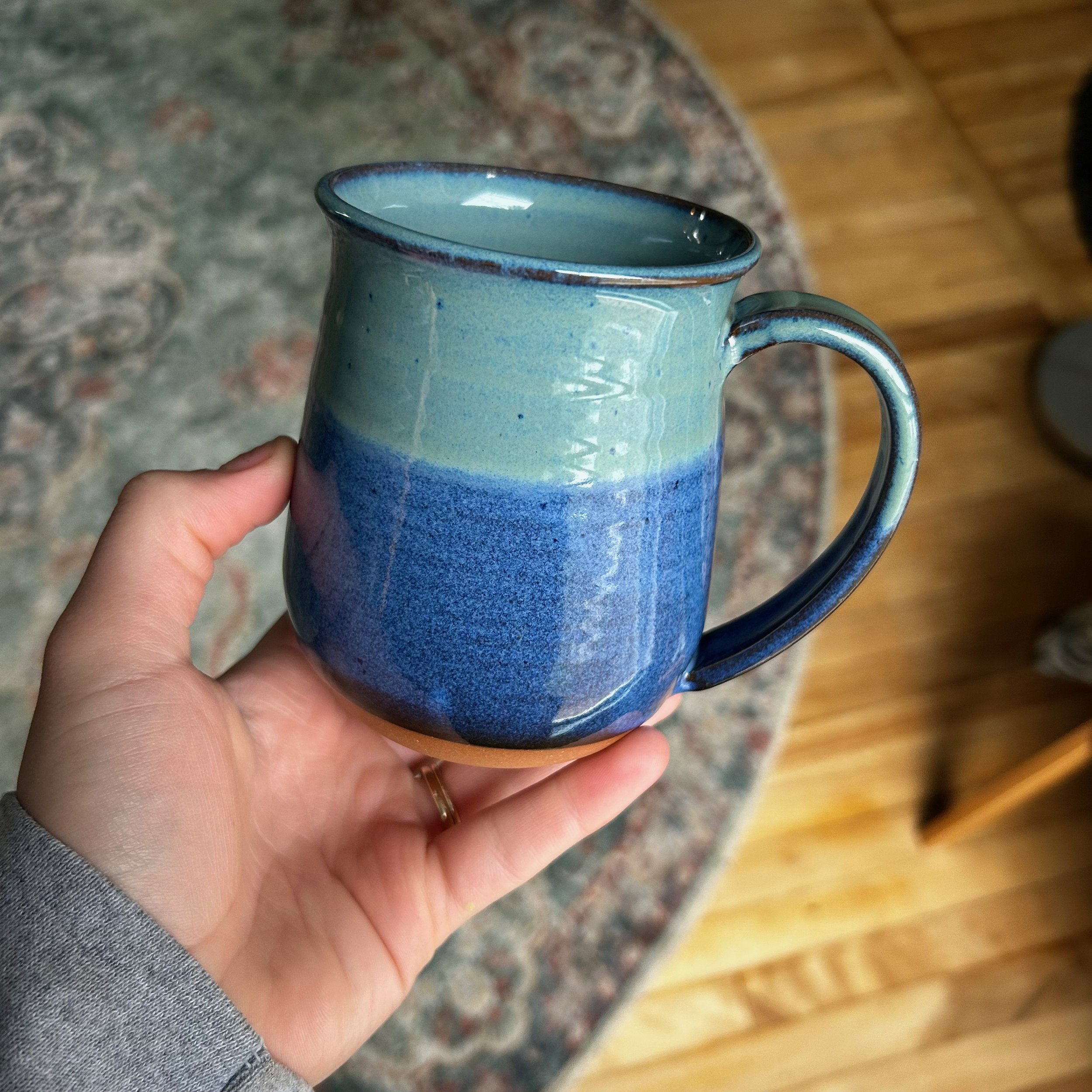 Blue and Teal Mug